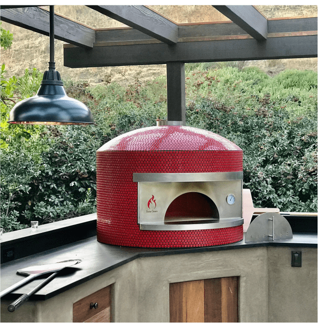 rosso2 Forno Classico Piccolino Pizza Oven